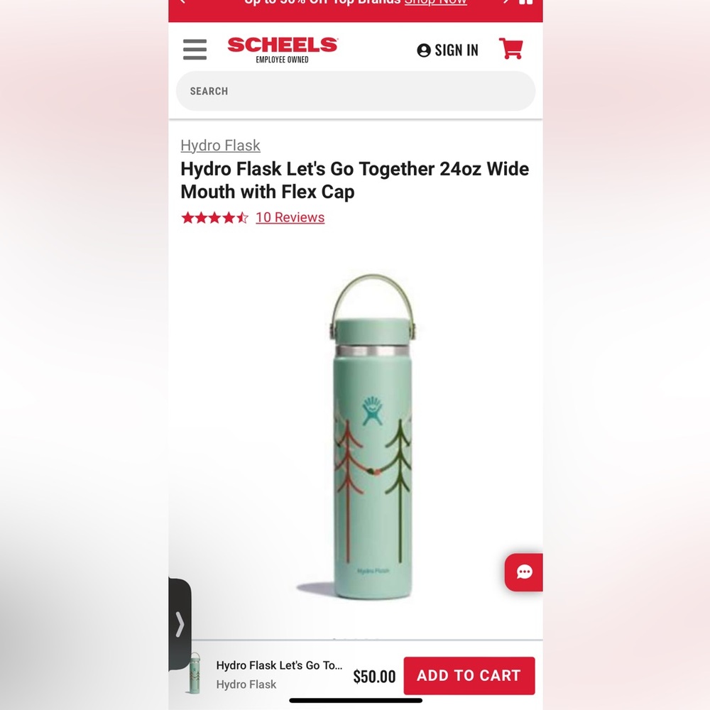 Hydro flask water bottle